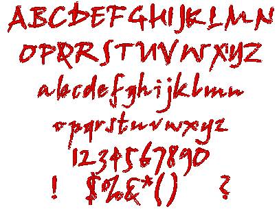 All Characters in the Energy embroidery font at 1/2" height
