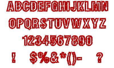 All Characters in the Swiss Run Satin embroidery font at 1/2" height