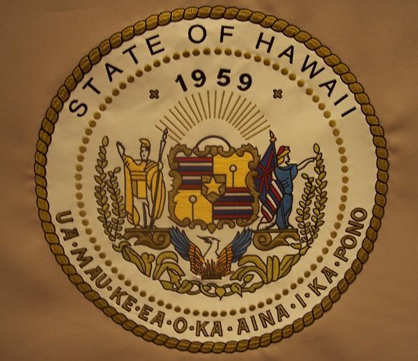 Hawaii State Seal in Color