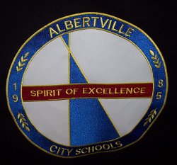 Albertville City Schools Embroidered Seal