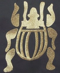 Alva High School Goldbug Embroidered Mascot