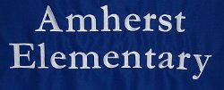 Amherst Elementary School Embroidered Tablecloth