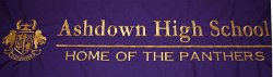 Ashdown High School Embroidered Tablecloth