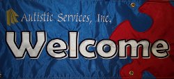Autistic Services Welcome Banner Detail
