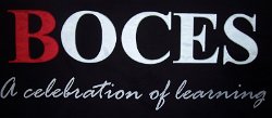 BOCES Embroidered Tablecloth