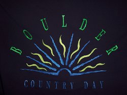 Boulder Country Day School  Embroidered Tablecloth