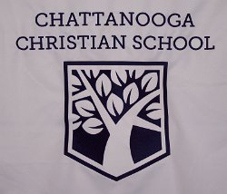 Chattanooga Christian School Embroidered Table Runner