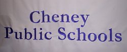 Cheney Public Schools Embroidered Tablecloth