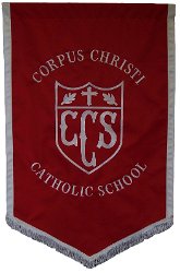 Corpus Christi Catholic School Embroidered Banner