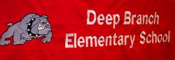 Deep Branch Elementary School Embroidered Tablecloth