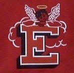 East High School Angel Embroidered Mascot 