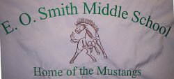 E O Smith Middle School Embroidered Tablecloth