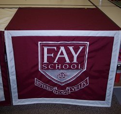 Fay School Top and Front Embroidered Runner
