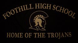 Foothill High School Embroidered Tablecloth
