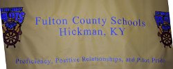 Fulton County School Embroidered Tablecloth