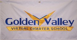 Golden Valley Virtual Charter School Embroidered Banner 