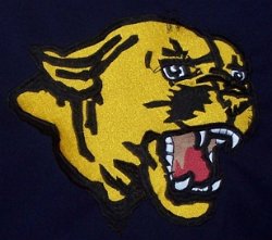 Goldsboro High School Cougar Embroidered Mascot 