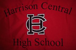 Harrison Central High School Embroidered Tablecloth