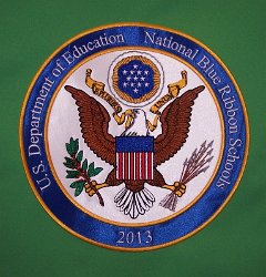 National Blue Ribbon School Embroidered Seal