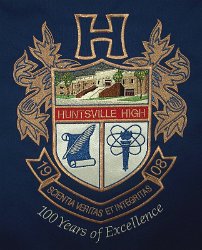 Huntsville High School Embroidered Seal 
