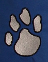 Jackson Heights Middle School Bear Print  Embroidered Mascot