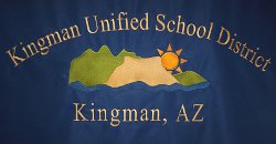 Kingman Unified School District Embroidered Tablecloth