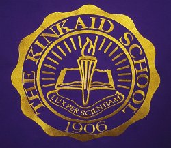 Kinkaid School Embroidered Seal 