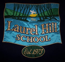 Laurel Hill School Embroidered Tablecloth