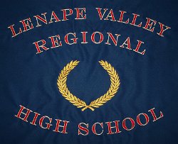 Lenape Valley Regional High School Embroidered Tablecloth