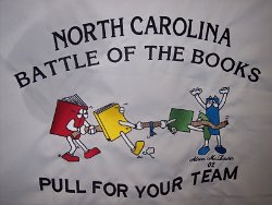 Lewis High School  NC Books Embroidered Tablecloth