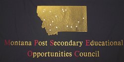 Montana Post Education Embroidered Tablecloth 