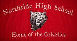 Northside High School Embroidered Tablecloth 