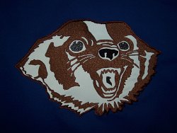 Oilton Elementary Embroidered Badger Mascot 