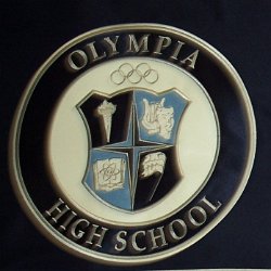 Olympia High School Embroidered Seal 