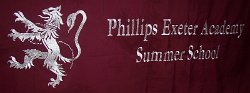 Phillips Exeter Academy Embroidered Tablecloth 