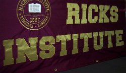 Ricks Institute Embroidered Tablecloth 