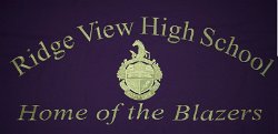 Ridge View High School Embroidered Tablecloth 