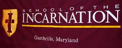 School of the Incarnation Embroidered Tablecloth 