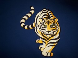 Shores Christian Academy Embroidered Tiger Mascot 