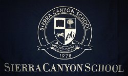 Sierra Canyon School Embroidered Tablecloth