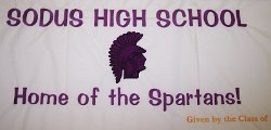 Sodus High School Embroidered Banner 