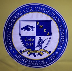South Merrimack Christian Academy Embroidered Seal