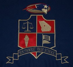 Southwest High School Embroidered Crest 