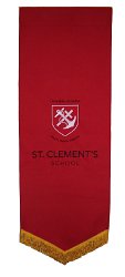 St. Clement's School Embroidered Banner