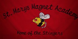St Marys Magnet Academy Embroidered Tablecloth 