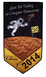 Steilacoom High School Embroidered Graduation Banner