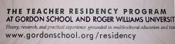 Teacher Residency Program Embroidered Tablecloth