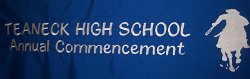 Teaneck High School Commencement Embroidered Tablecloth 