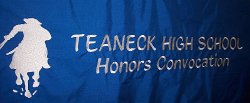 Teaneck High School Honors Embroidered Tablecloth 