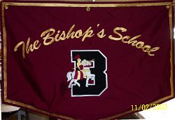 The Bishop's School Embroidered Banner 